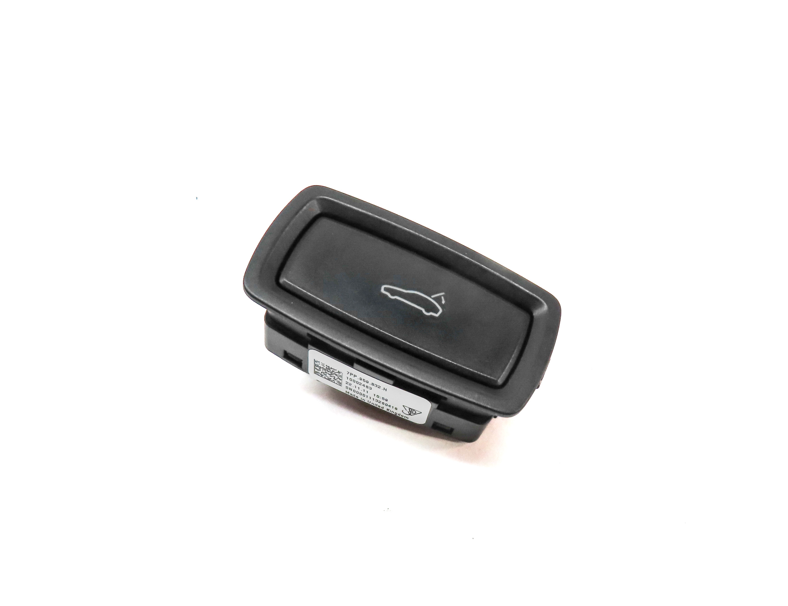 2012 PORSCHE CAYENNE (958) REAR TRUNK TAILGATE HATCH LID AUTO CLOSE BUTTON — exact item pictured